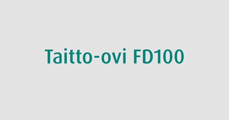 Taitto-ovi FD100